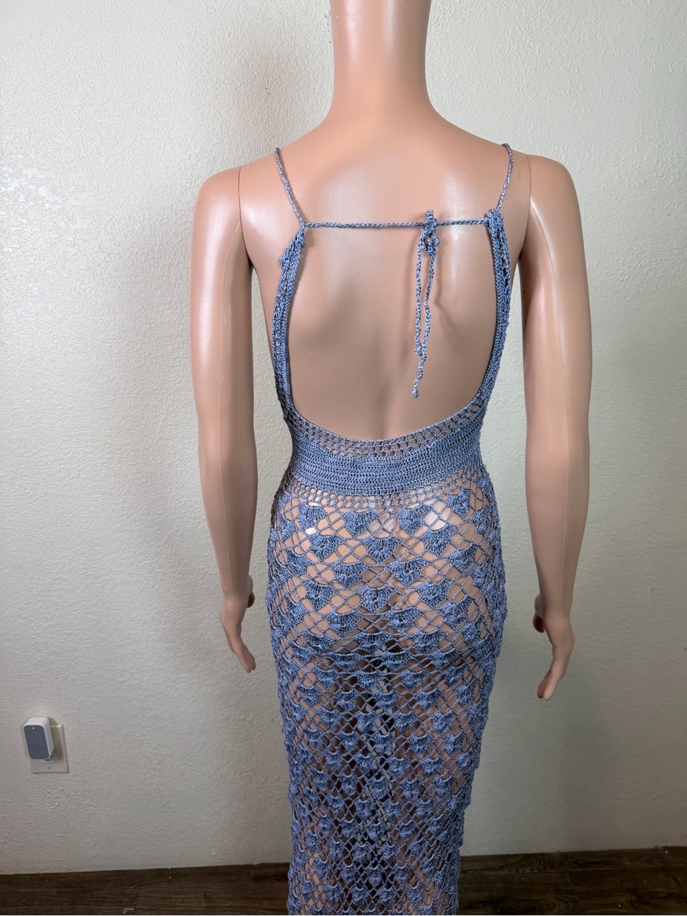Free People Intimately Best For Last Macramé Maxi Dress Size Small - Picture 7 of 12